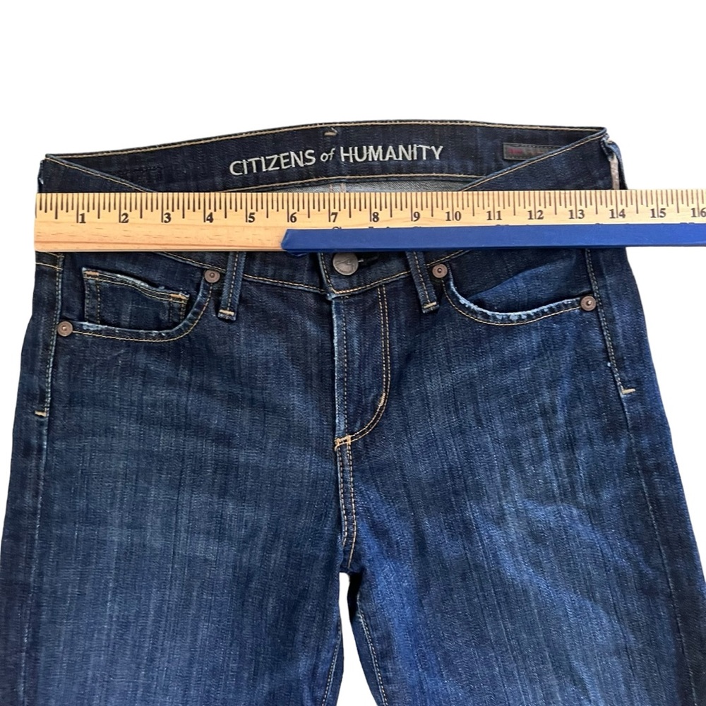Citizens of Humanity Elson Medium Rise Slim Straight Leg Jean Size 26 - Picture 8 of 15